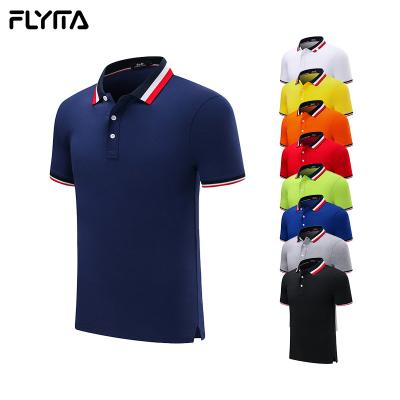 China Wholesale Black Men's Golf Polo Shirt Custom Quick Dry Custom Logo Men's Golf Polo Shirts Anti-Wrinkle Plain Polyester Shirts For Men for sale