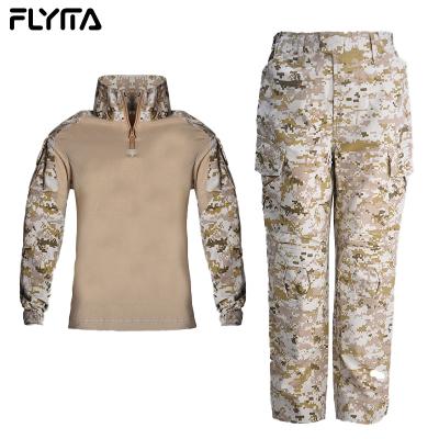 China Custom Factory Anti-Static Wear Anti-Static Military Training Suit Design Uniforms Factory Children Army Military Uniform Suit for sale