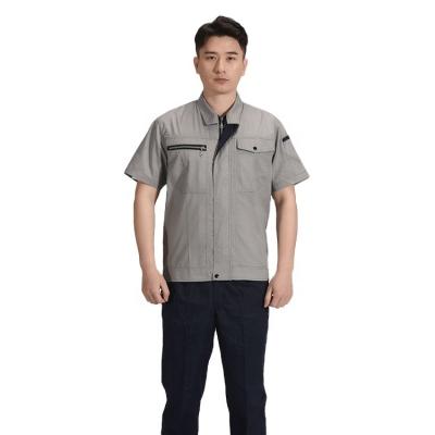 China Polyester Flyita Good Price Coveralls Short Sleeve Men Outside Uniform Workwear For Drivers for sale