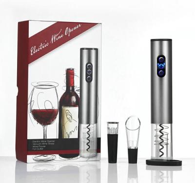 China 2021 Viable Best Selling Products In USA Amazon Kitchen Electric Wine Bottle Opener Gift Set With Branded Logo for sale