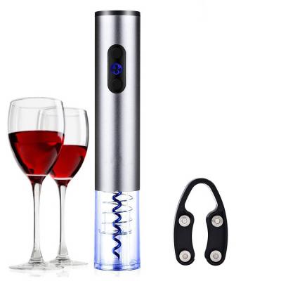 China High quality best-selling kitchen instrument battery style aluminum alloy electric wine corkscrew automatic opener for gifts for sale