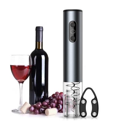 China Amazon Success 2021 New Arrivals High Quality Dry Wine Bottle Opener Battery Operated Electric Corkscrew With Foil Cutter for sale