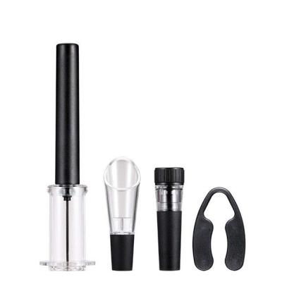 China Success Amazon Wine Accessories Wholesale Hot Selling Product In Amazon Air Pressure Pump Wine Opener Gift Set With Foil Cutter for sale