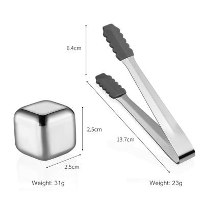 China Sustainable Bar Accessories Instrument Stainless Steel Ice Cube Cooling for sale