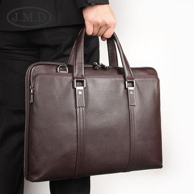 China Custom Logo Men Vegan Leather Messenger Bag Factory Black Business Office Student Attache Case Lock Laptop Briefcase Latop Travel Conference Briefcase for sale