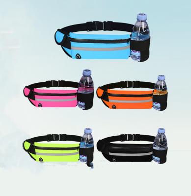 China Water Proof Waterproof Increase Running Belt Waist Recycling Bag For Women And Men Sport Fanny Pack Holder With Water Bottle for sale