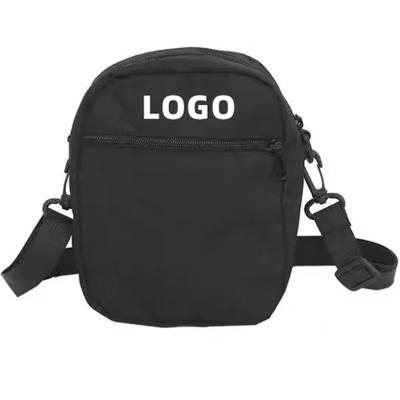 China Customized Waterproof Logo Package Fanny Bags Large Crossbody Zipper Chest Bag Casual Hiking Fashion Waist Bag for Sports Traveling Workout for sale