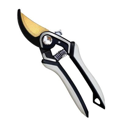 China Anti-Slip Handle Drop Forged Professional Garden Rose Pruning Secateurs Bypass Hand Shears for sale