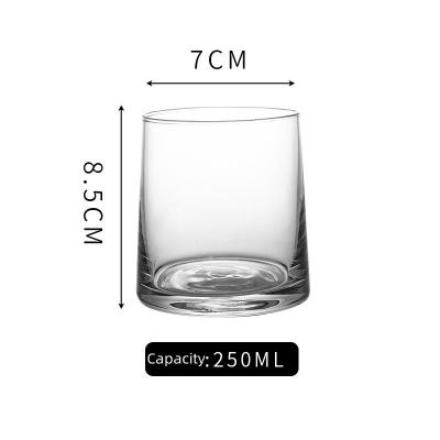 China Luxury Hot Selling Quantity Logo Whiskey Cup Shot Glasses Custom White Espresso Wine Glass OEM Customized Europe American Style for sale