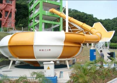 China Custom Kids / Children Space Bowl Swimming Pool Water Slide For Holiday Resort for sale