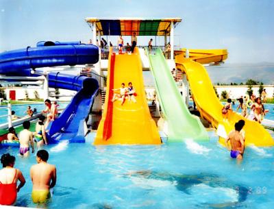 China Outdoor Fiberglass Water Slides for sale