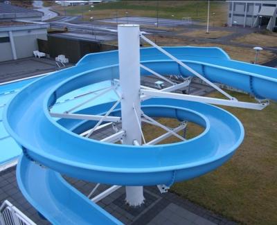 China Fiberglass Spiral Water Slide for sale