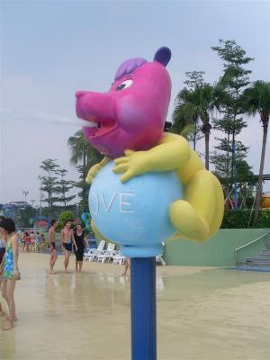 China Family Play summer fun Water Pool Spray Park Equipment Pig Spray for sale