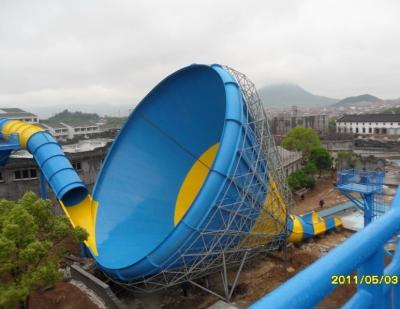 China Faser-Glas-Aqua-Tornado-Wasserrutsche-Swimmingpool für 4 Spieler-Familien-Floss zu verkaufen