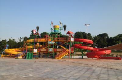 China Fiberglass Water Park Equipments Aqua Tower For Adult / children for sale