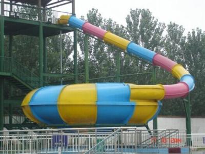 China 12.3m Plattform-Höhen-Wasser-Park-Spielplatz-Raum-Schüssel-Fiberglas-Erwachsen-Wasserrutsche zu verkaufen