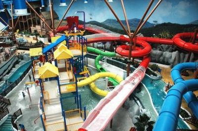 China Garden Rainbow Adult Water Slides For Water Amusement Park / Holiday Resort for sale