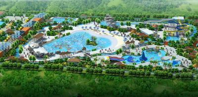 China Customization Water Park Resort for Kids / Adults Play Park 30000 SQM for sale