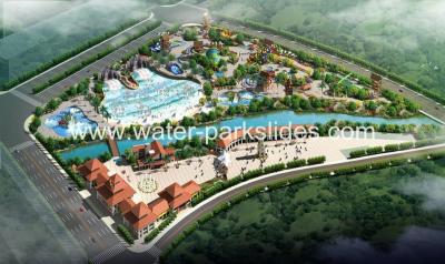 China Large 6 Hectares Water Park Resort Constructing Capacity 20000 Riders for sale