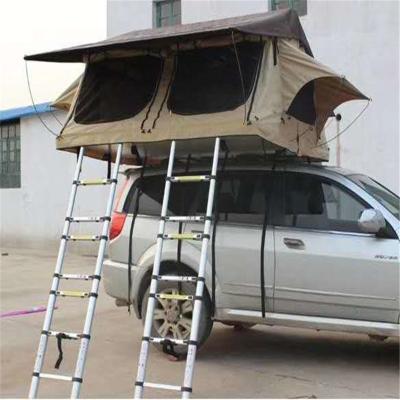 China Diagonal tying type 4wd motorhome roof tent car windproof soft roof top tent with annex for sale