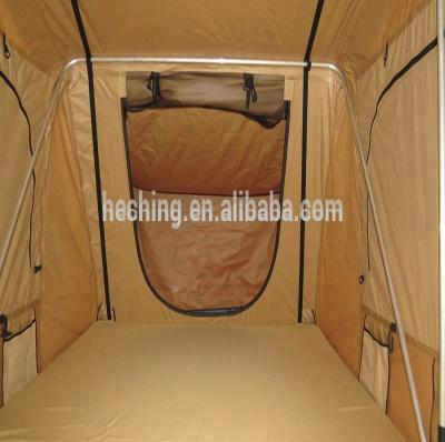 China Diagonal tying type car canvas tents with high quality and good shape for sale