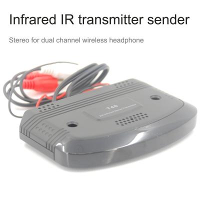 China IR Transmitter T-20 Sender Dual Channel Stereo Audio Tx For Two Way T-20 Wireless Earphone for sale