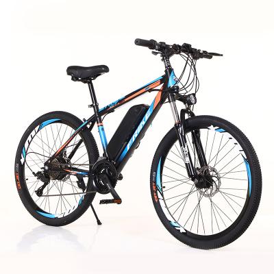 China Frike 36V48V Aluminum Alloy 26/37.5/29 Inch Long Frame Electric Mountain Bike 250W350W1000W Range for sale