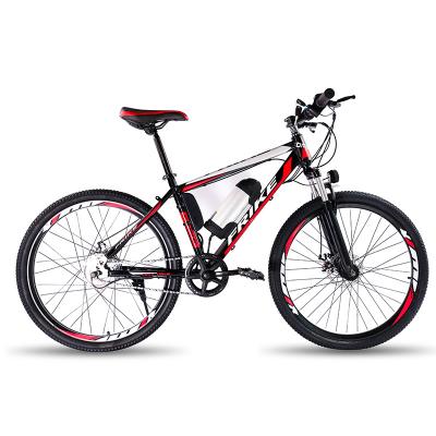 China Frike Steel Factory Hot Sale 26 Inch 36V/48V250W350W500W750W High Carbon Steel Electric Mountain Bike for sale