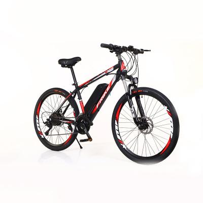 China Frike 21/24/27 speed high carbon steel electric bike 1000w 36v48v electric mountain bike for sale