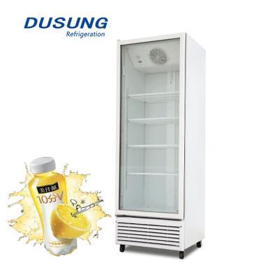 China Single-Temperature Freestanding Glass Single Door Refrigerator Beverage Cooler for sale