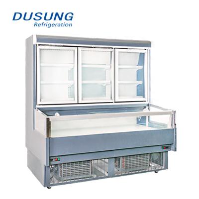 China Commercial Single-Temperature Glass Door Fridge and Freezer for sale