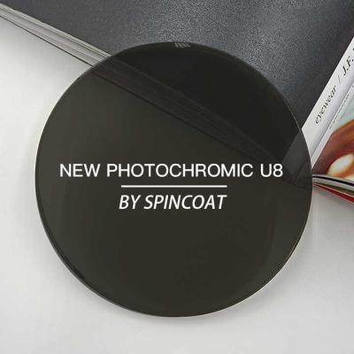 China Photochromic Lenses New Arrival 1.67 Single Vision Spin Coat Lentes opticos Photochromatic lenses for sale