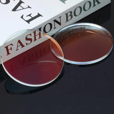 China Driving lens Stock 1.61 Hard Resin Driving Ophthalmic Lens Anti Blue Light Lenses for sale