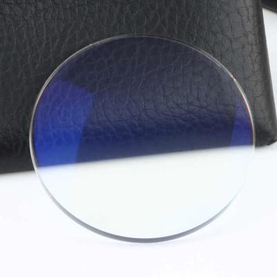 China Manufacture Clear Base Anti Blue Light Photochromatic Optical Lens for sale