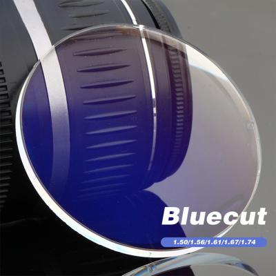 China Danyang Cheap Price 1.61 1.60 Acrylic Spheric Aspheric Blue Cut UV420 Lenses Optical for sale