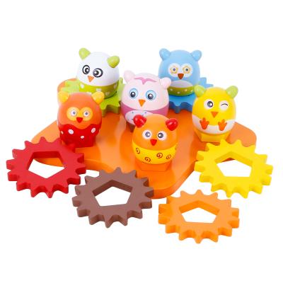 China Toy Supply Factory Brand New Onshine Educational Toys Direct Wooden Gears Funny Popular Toys For Children for sale