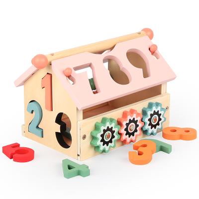 China New 2020 wooden wisdom house wooden toy for boys and girls educational toys for sale