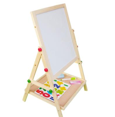 China 2016 New Easel Design Children's Multifunctional Double-Sided Wooden Magnetic Painting Easel for sale