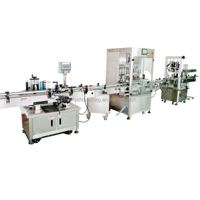 China TS-MF6 Full Automatic Slim Liquid Magnetic Food Glass Cleaner Filling Machine For Filling Production Line for sale