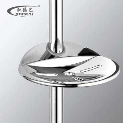 China Modern Contemporary Adjustable Stainless Steel Sliding Bar With Soap Dish for sale