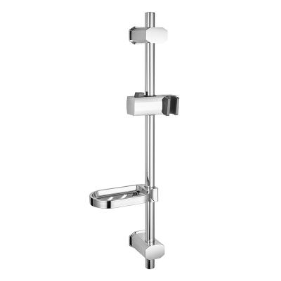 China No Switch Wall Mount Hand Shower Rail Sliding Bar, Stainless Steel Adjustable Plastic Shower ABS Sliding Bar for sale