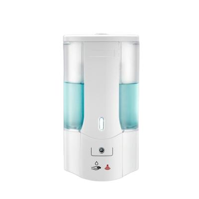 China Hand Free Modern Wall Mounted, Touchless Automatic Sensor Liquid Soap Dispenser Wall Hanging Hotel 3 Level 95*85*180mm NC; ZHE Modern for sale