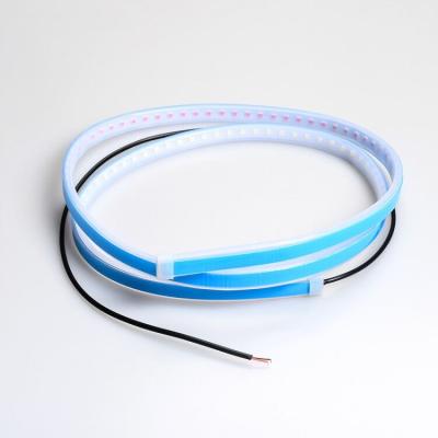 China 12V Anti Collision Warning Strip 120CM Lamp Decor Welcome Car Door Welcome Light Door Universal Auto Accessories Auto Accessories After-Lasting Warning Strip 120CM for sale