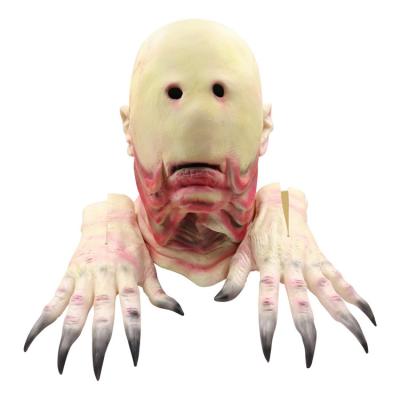 China Wholesale Prop Ultra-realistic Adult Toy Terrorist Halloween Party Bar Full Face Headgear Latex Halloween Mask Scary Mask for sale