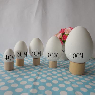 China Color Painting DIY Graffiti Painted White Material Decoration 6/8/12/15cm PS Easter Eggs for sale