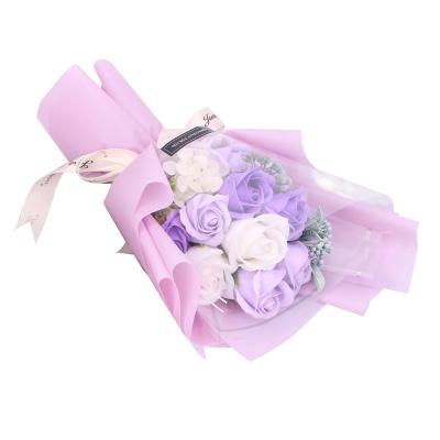 China Soap Flower New Coming Mother's Day Gift Soap Flower Gift Box for sale