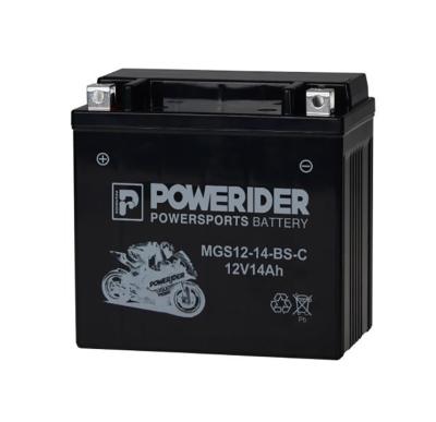 China Motorcycle Starter Battery 12V 14Ah YTX14L-BS Motorcycle Starter Maintenance Free Lead Acid Battery For Harley for sale