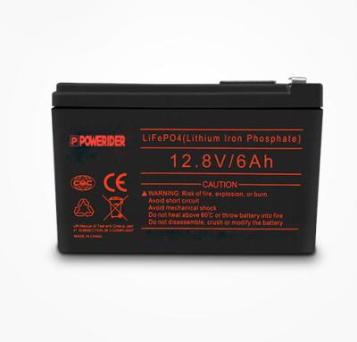 China Toys UN38.3 Lithium Iron Phosphate Lifepo4 Battery12V 6Ah Portable Battery With BMS Software for sale