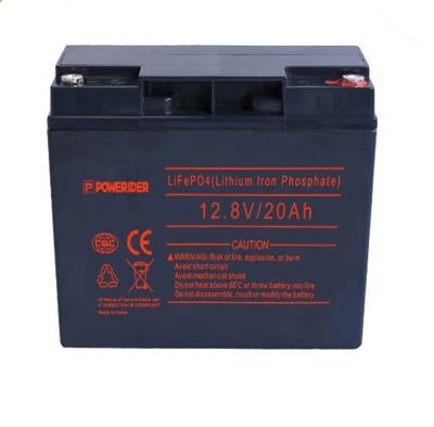 China Toys OEM Storage Lithium Iron Phosphate Solar Battery 12V 20Ah 24Ah Lifepo4 Battery For UPS for sale