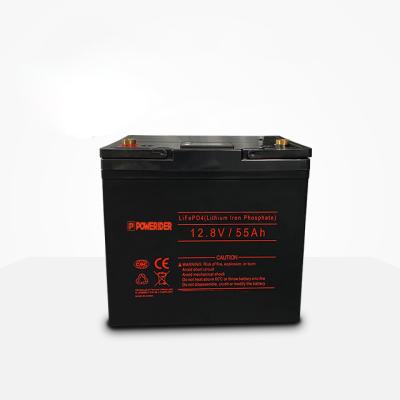 China Factory direct wholesale long life profession 12.8V 55Ah Lifepo4 lithium battery for storage for sale